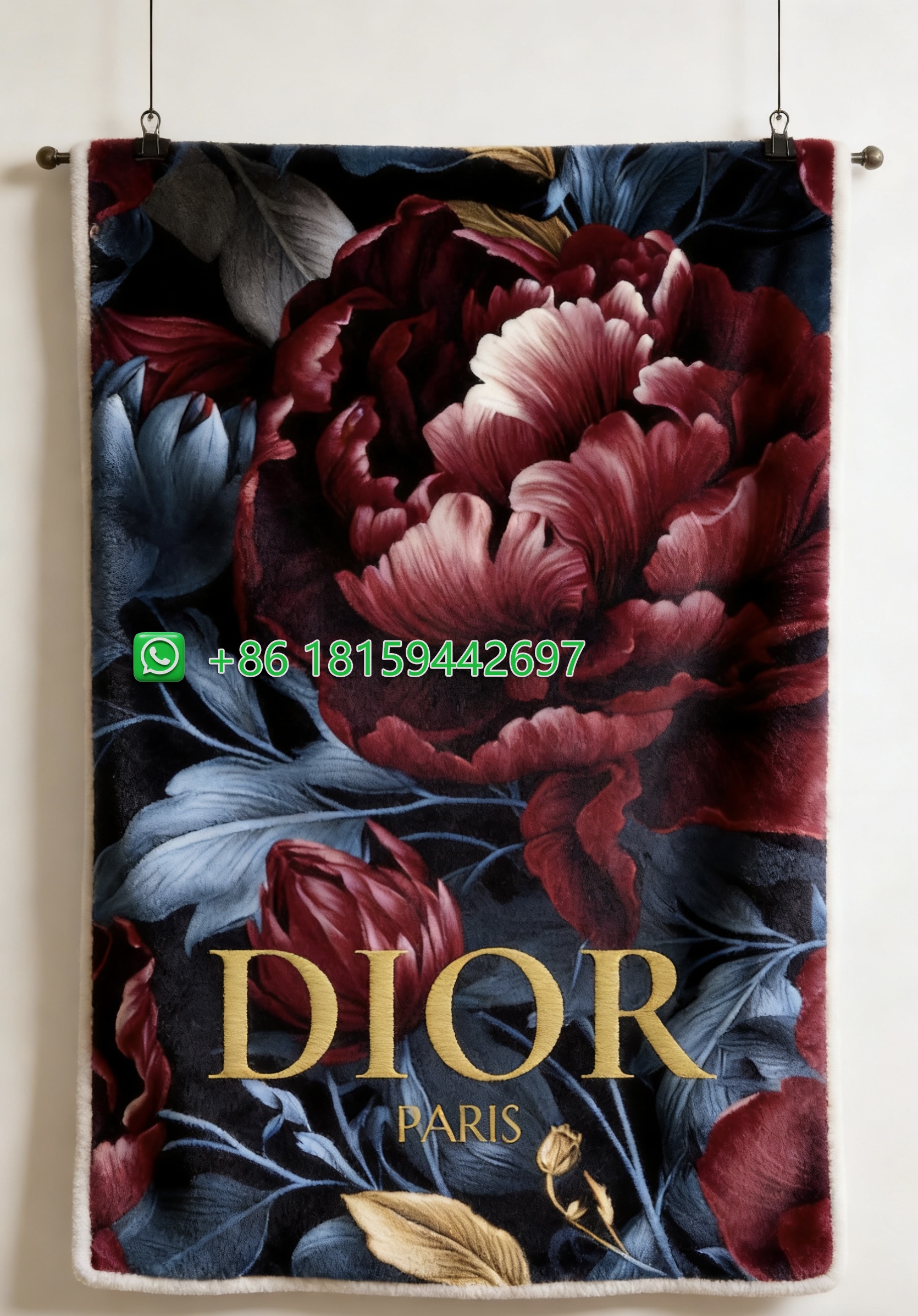 Dior Throw Blankets